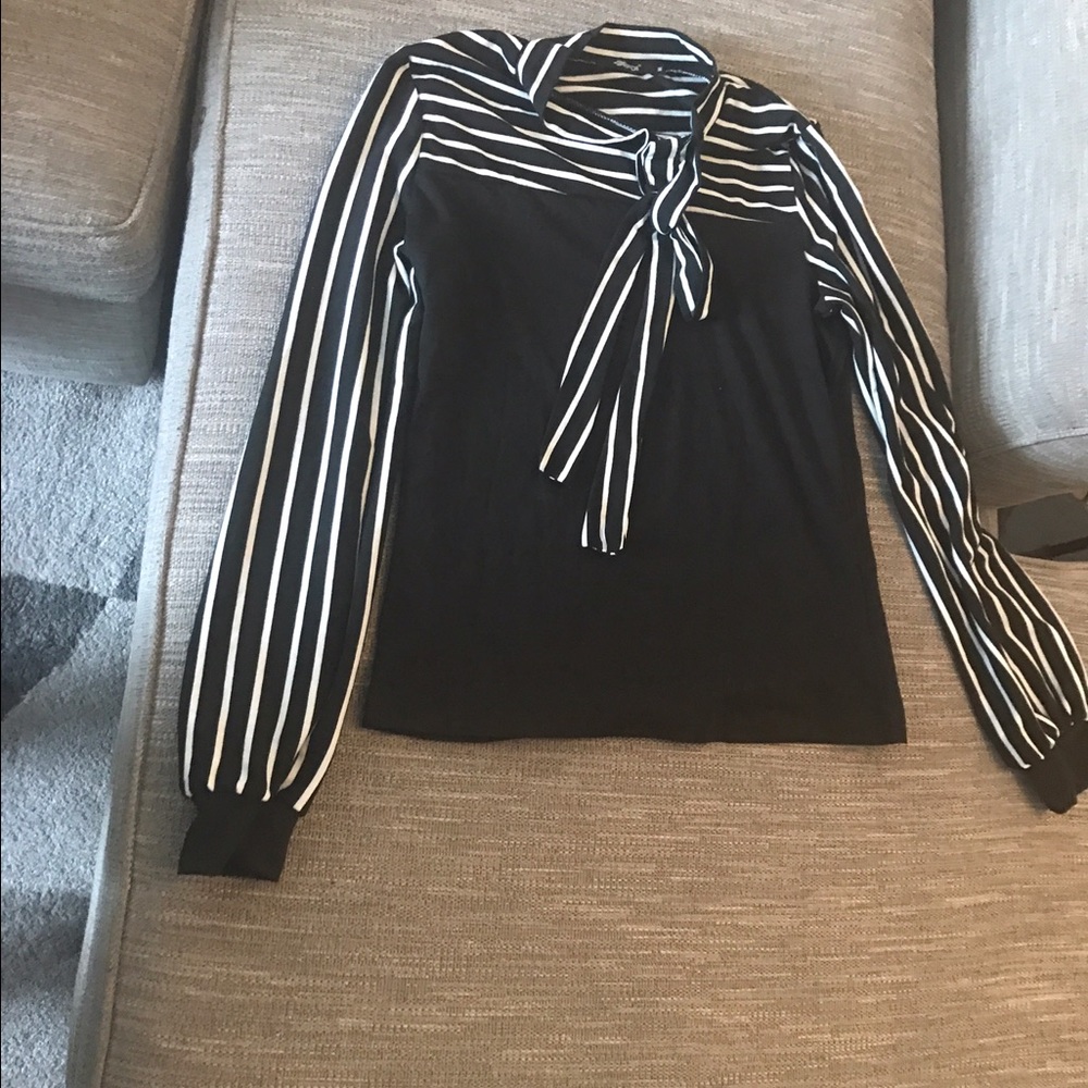 Classy black and white shirt