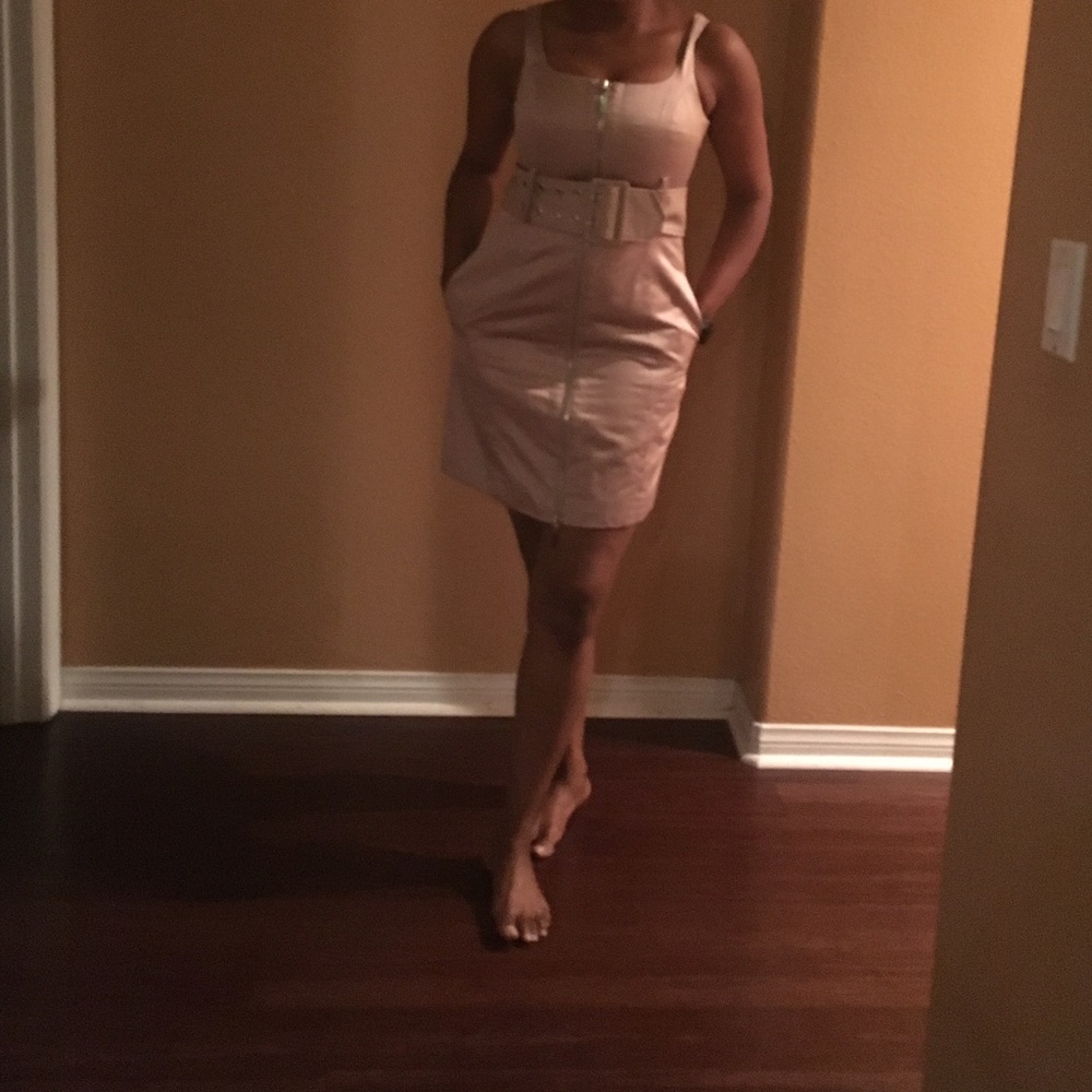 NWT Bebe belted trench dress small