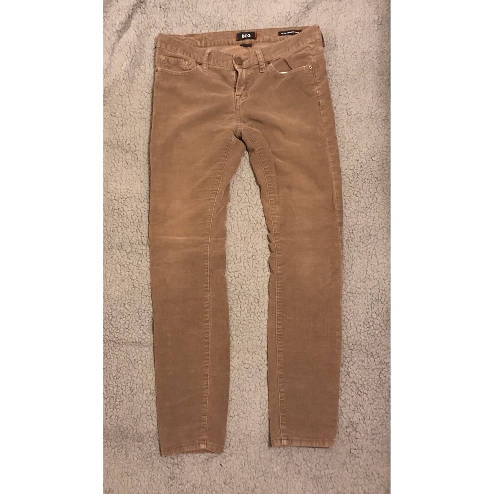 BDG Corduroy Mid Rise Cigarette Ankle