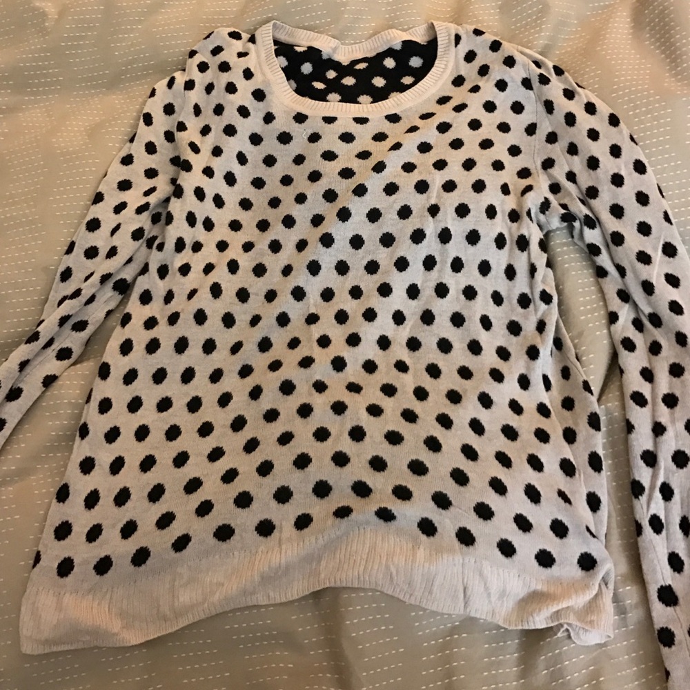 Kenzie polka dot sweater