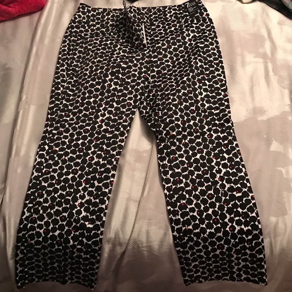 Crop slim pants