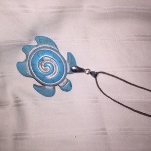 Boho turtle necklace