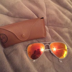 Orange flexible ray bans