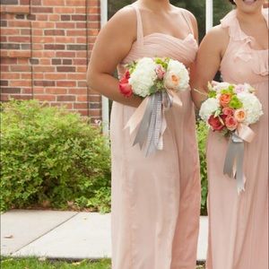 Amsale bridesmaid dress Blush pink