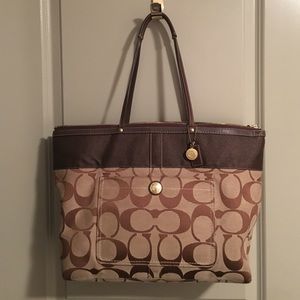 Brown Coach Tote