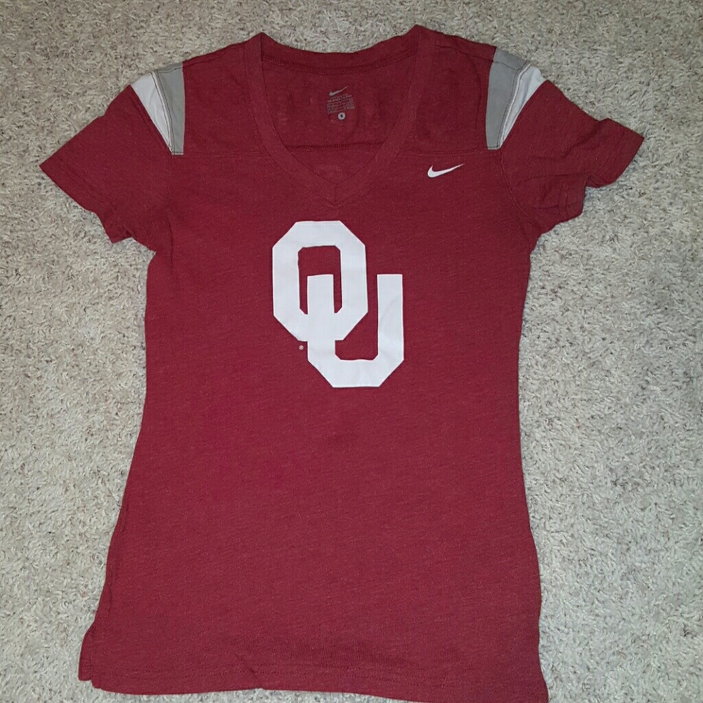 Nike Womens OU Sooners Short Sleeve Tee