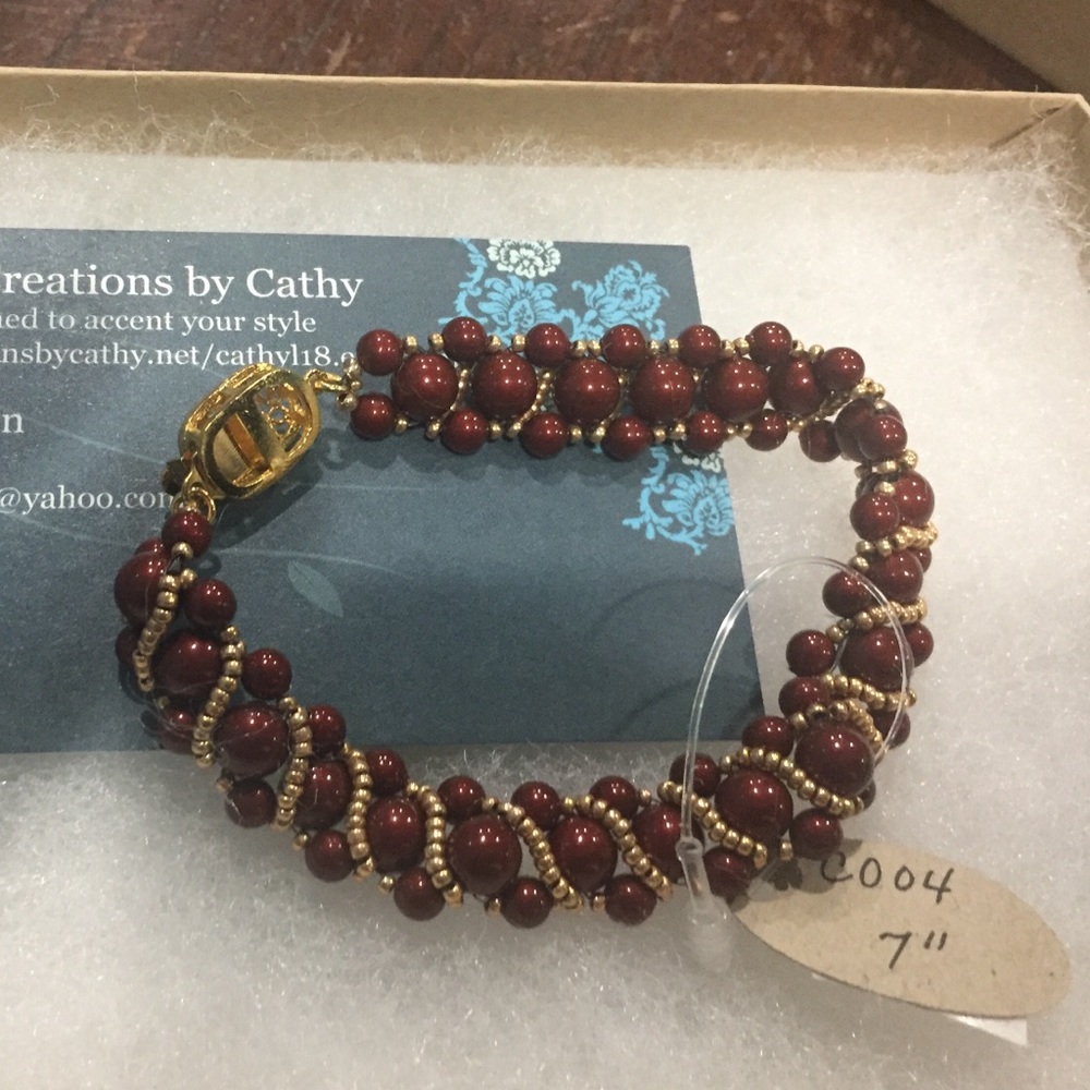 7" beautiful beaded bracelet