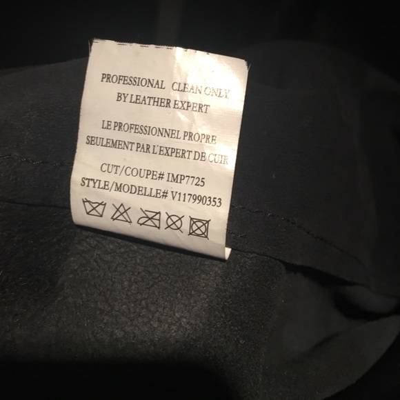 Vince leather jacket unlined large - Picture 3 of 4