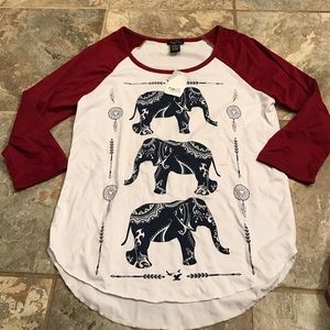 Small rue 21 baseball t nwt