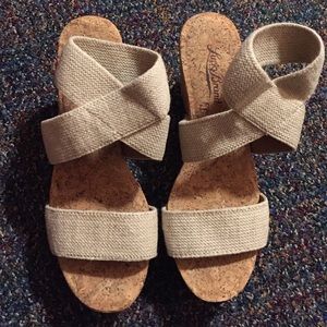 Lucky brand wedge sandals