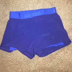 Blue Nike Running Shorts