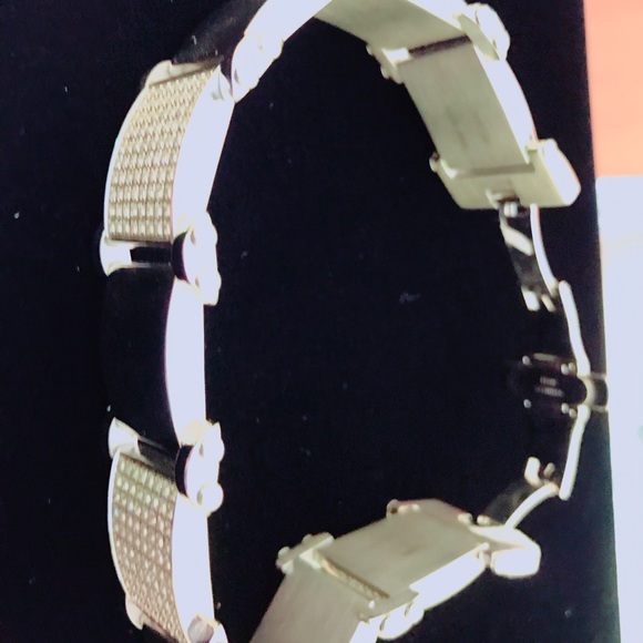 Bling Master Stainless Steel Men's bracelet - Picture 3 of 4