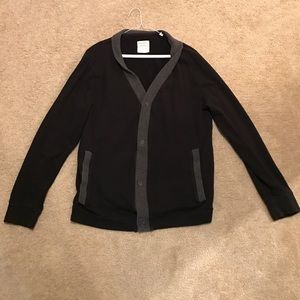 Black and grey cardigan