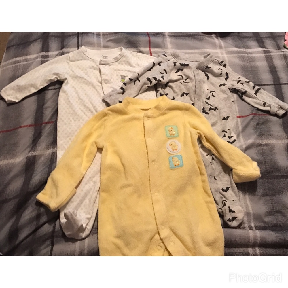 Gender neutral  sleeper onesies