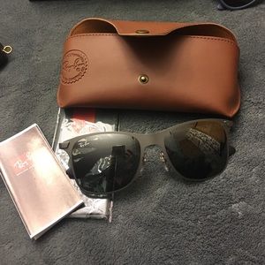 Ray Bans wayfarer flat metal NEW