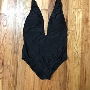 Deep v black swimmer