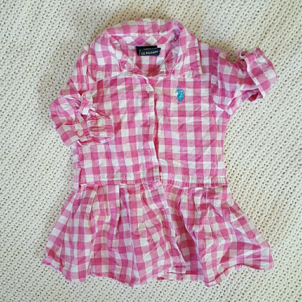 Polo Assn. Checkered button tunic