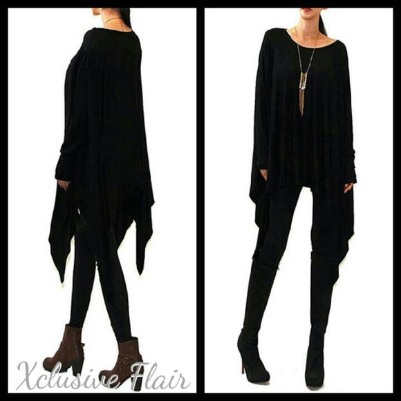 New Long Sleeve Poncho Top PRICE FIRM - Picture 3 of 4