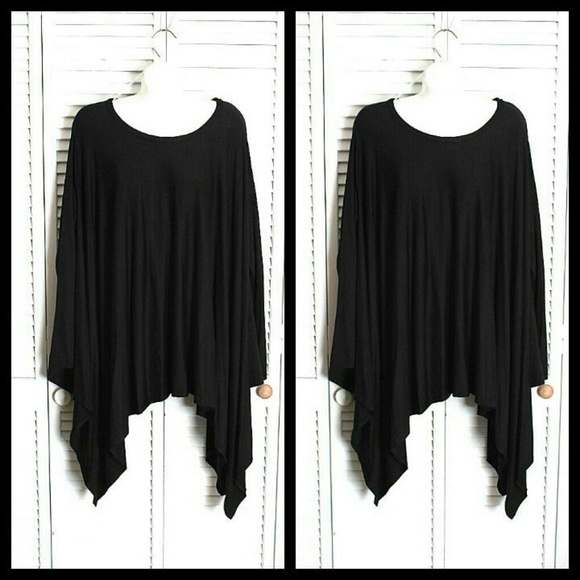 New Long Sleeve Poncho Top PRICE FIRM - Picture 2 of 4