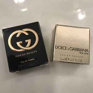 Gucci Guilty & Dolce & Gabbana The One