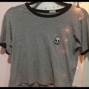 Gray Alien Brandy Melville shirt