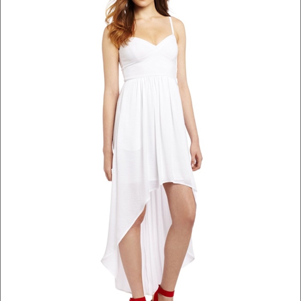 BCBGMAXAZRIA White Bustier Dress