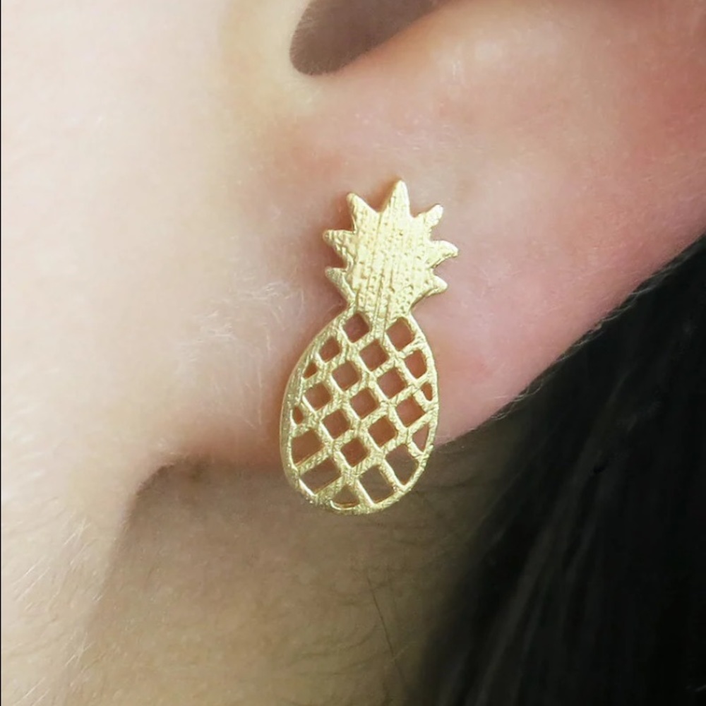 Pineapple Earrings - Picture 3 of 5