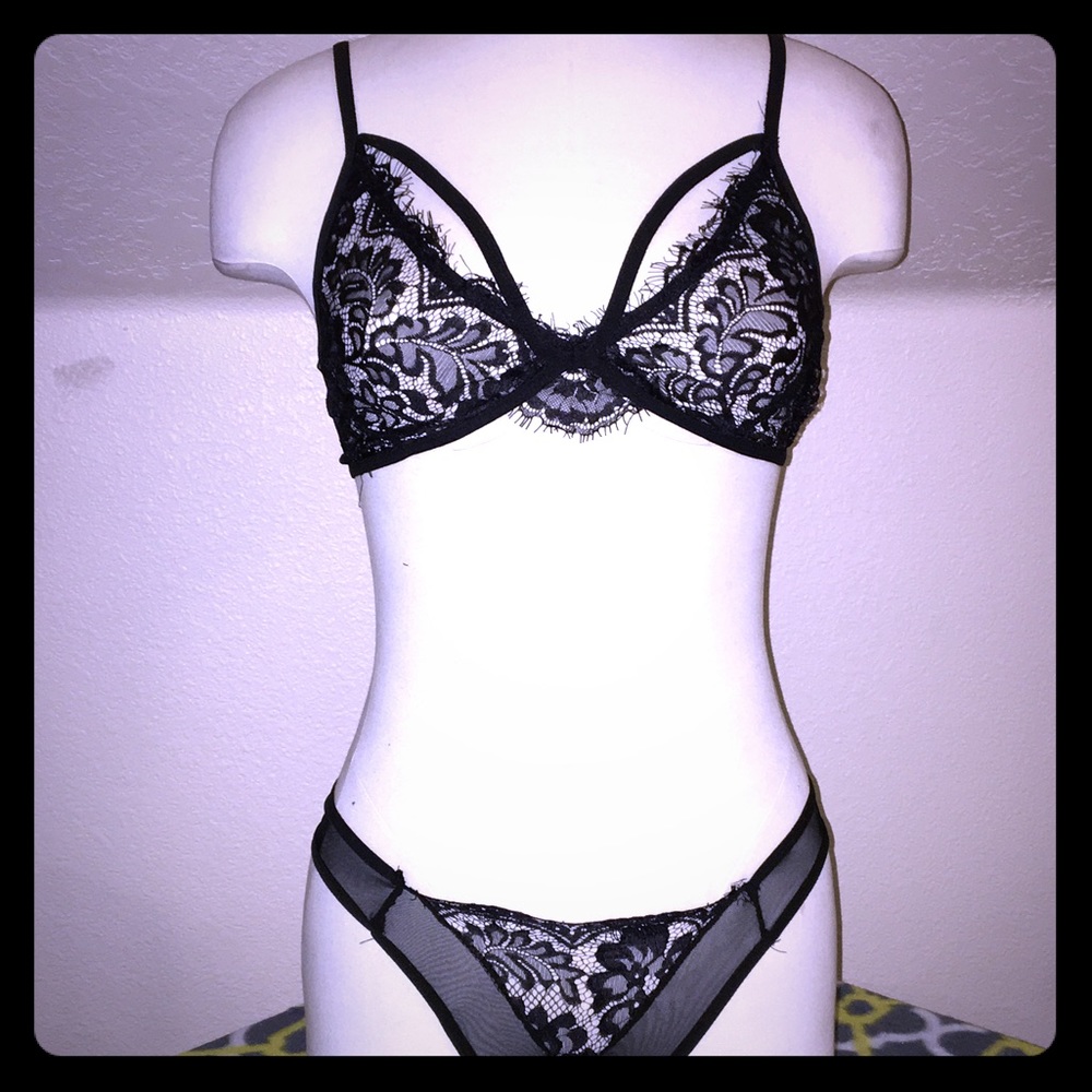 2 pc Lace Bralette/Panty set