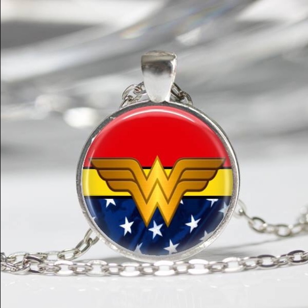 Wonder women pendant necklace/ keychain. Handmade