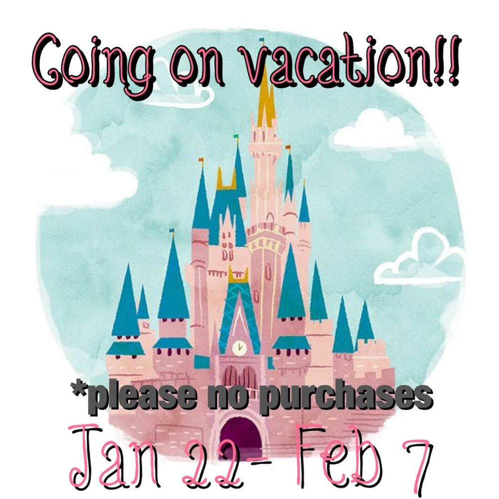 Going on vacation!