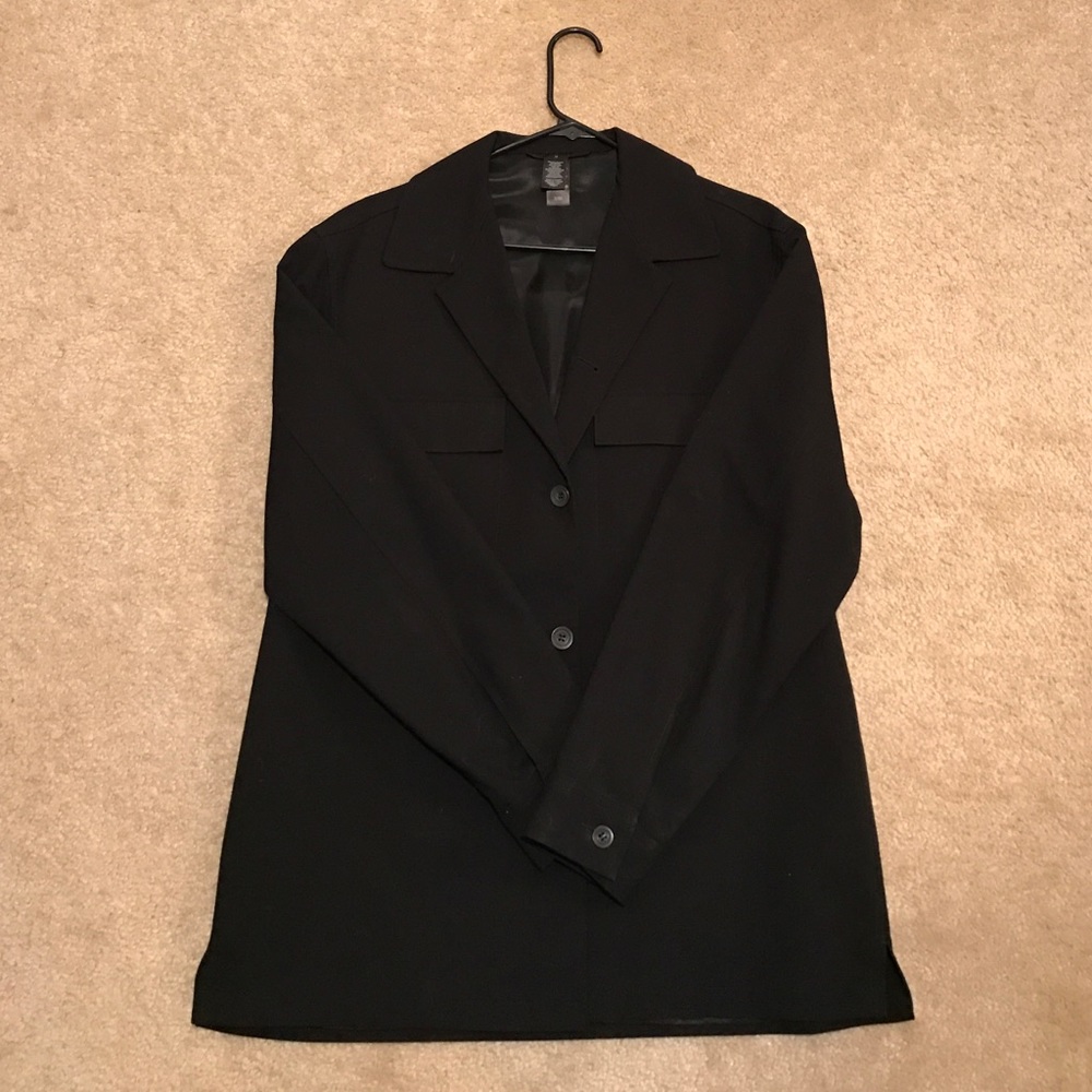 Slim black jacket