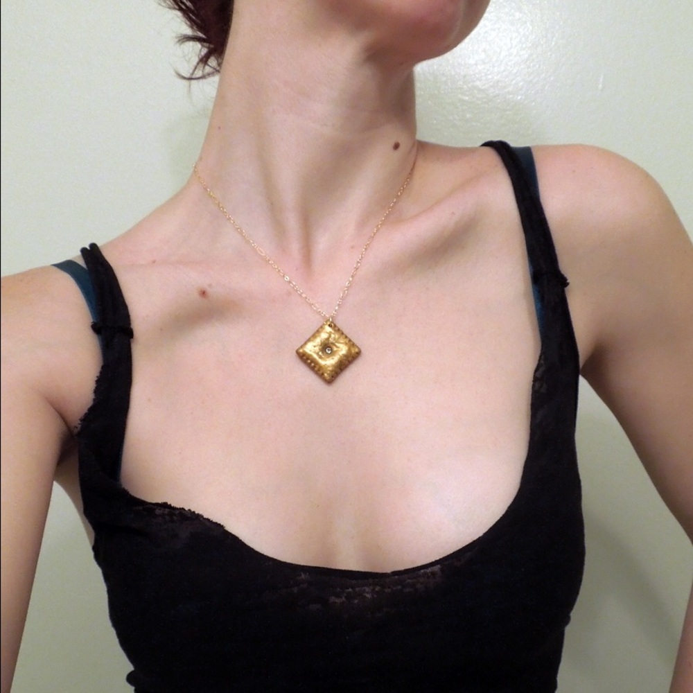 Champagne and Cheese Necklace
