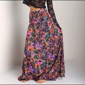 Show Me Your Mumu Flower Pop maxi skirt