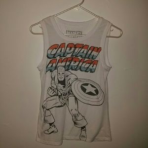Captain America Muscle Tee