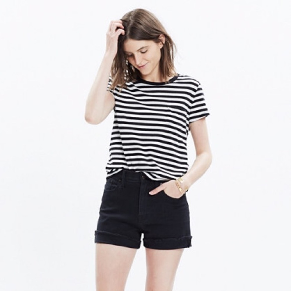 Madewell Striped Radio Tee