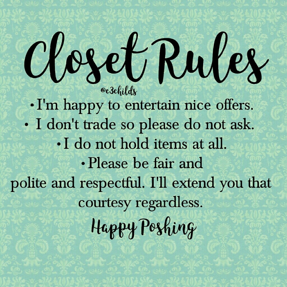 Closet Rules @c3childs