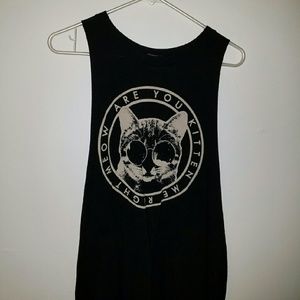 Tumblr Cat Muscle Tee