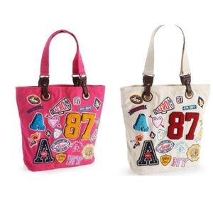 Ivy League Aeropostale 87 Logo Shoulder Tote Bag