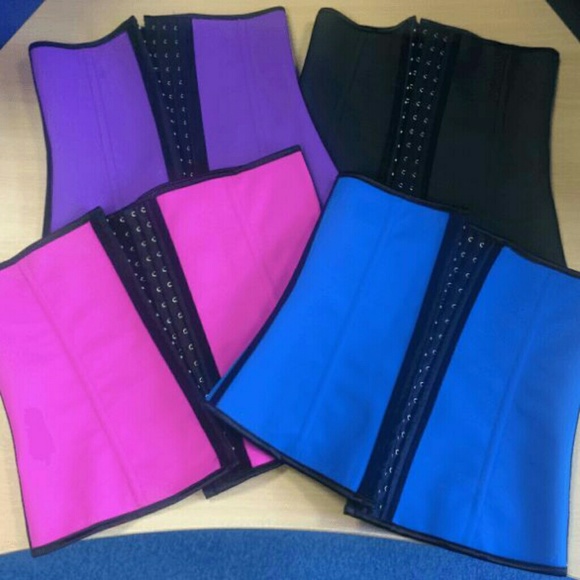 100 % Latex Waist Trainer 9 steel bonning  3 hook - Picture 5 of 6