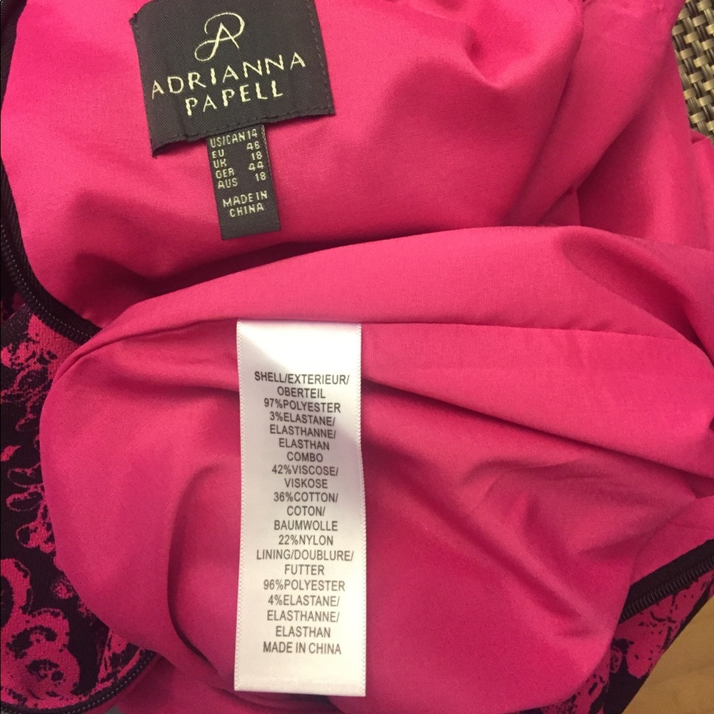 ⛔️SOLD⛔️NEW Adrianna Papell Dress Size 14 - Picture 8 of 8