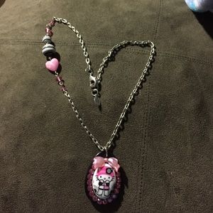 Cute Pink Head Necklace.
