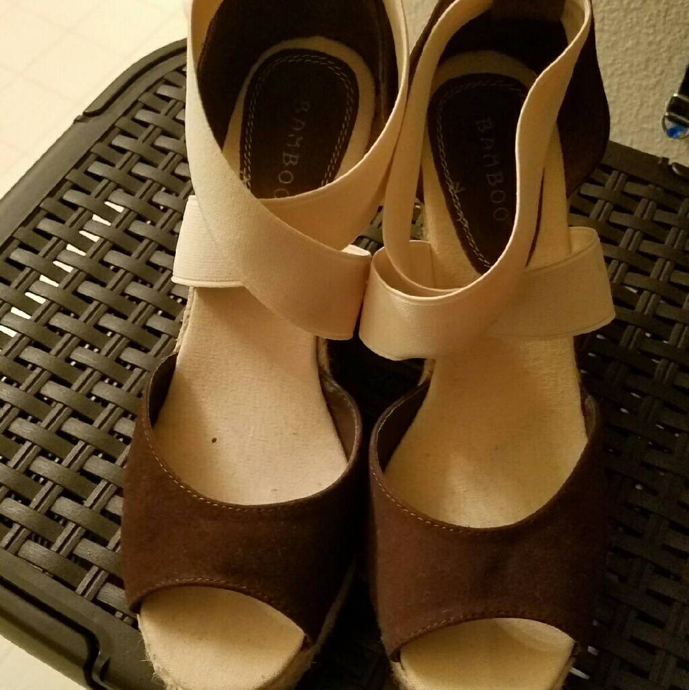 Brown/Cream Wedges