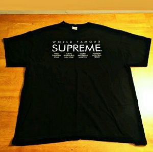 Supreme Tee Palace Bape Off White Vlone Yeezy FTP