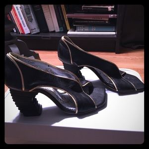 Irregular Choice, open toe, high heel, shoes.