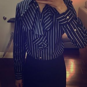 XS/S Ralph Lauren classic striped button down