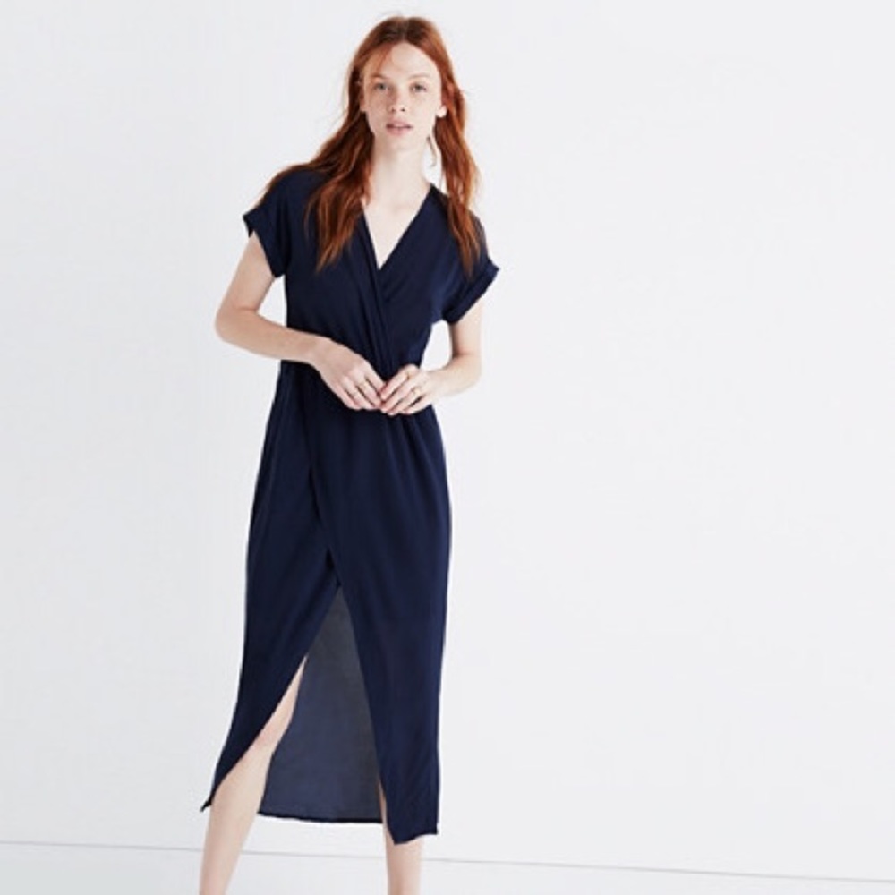 BRAND NEW Madewell Silk Wrap Dress