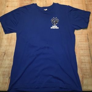 Cheer athletics Blue claw tee