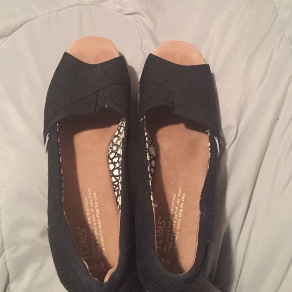 Toms Peep toe espadrilles