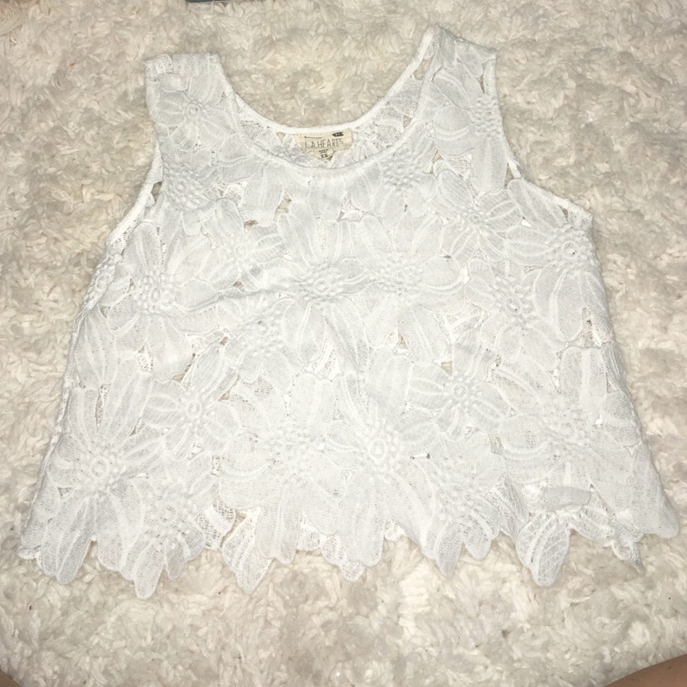 Lace crop top