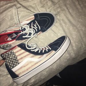 Vans Men's American Flag Shoes